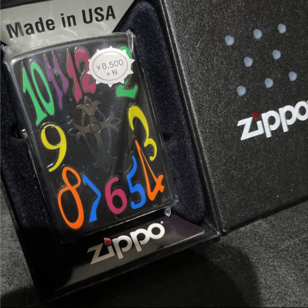 As is For Parts Zippo Analog and Kei's Design Lighter Black