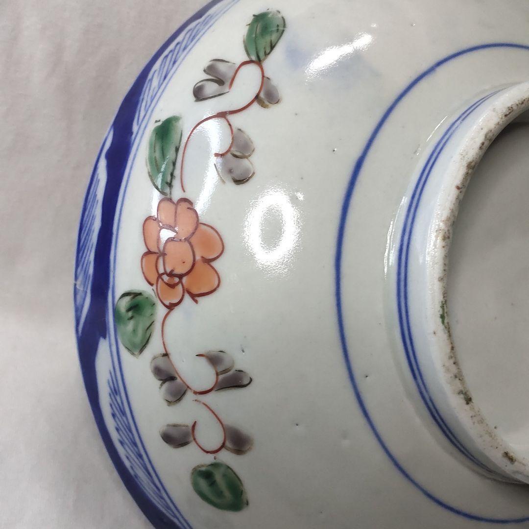 Koimari ware Color painting Deep plate Bowl Hand-painted