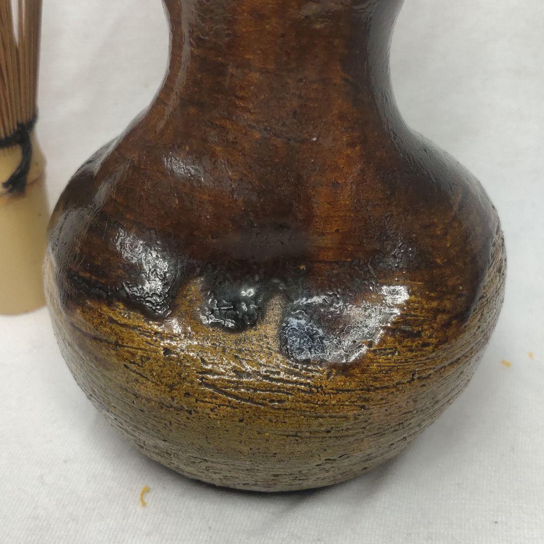 Ohi ware 1 vase made by Choju Ohi paulownia box flower vase