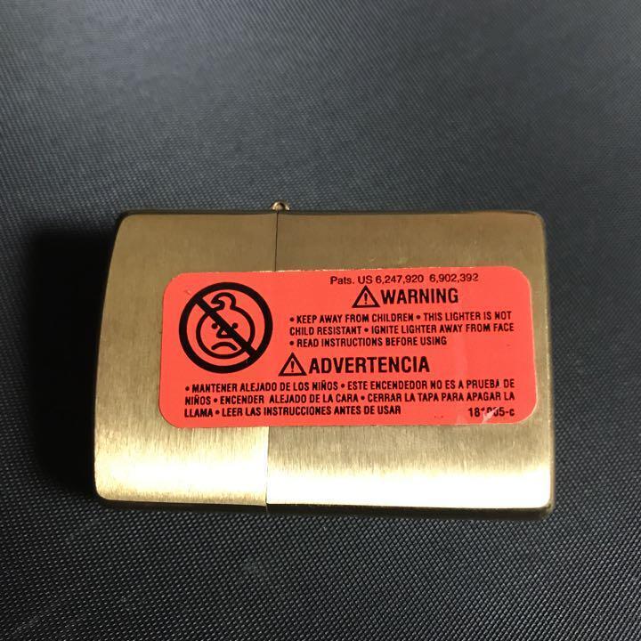 As is for parts ZIPPO lighter 2020 bullet solid brass