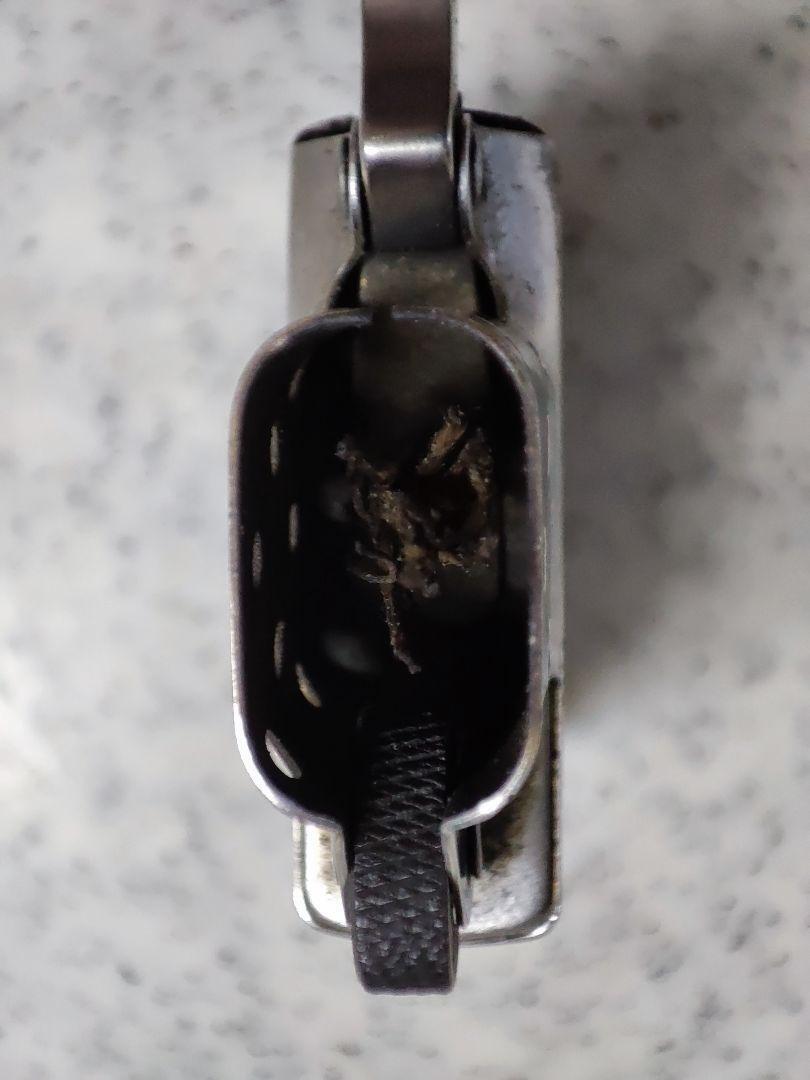 As is for parts Zippo lighter Silver with serial number