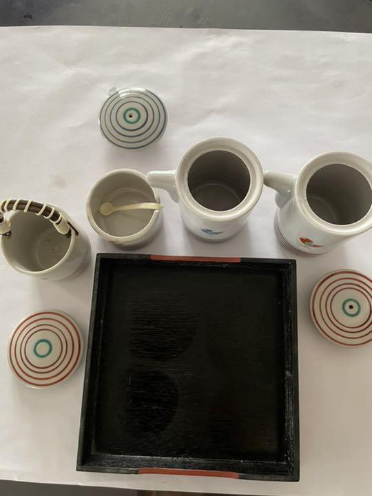 Shoyu-sashi set, toothpick holder, condiment holder set