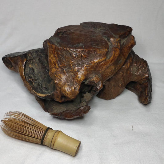Antique stump Figurine Bonsai stand Jidaimono Old family collection