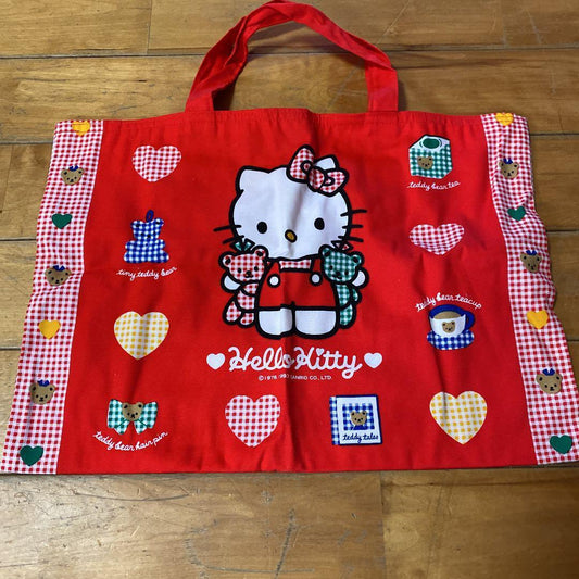 Hello Kitty Tote Bag 1993 Showa Retro