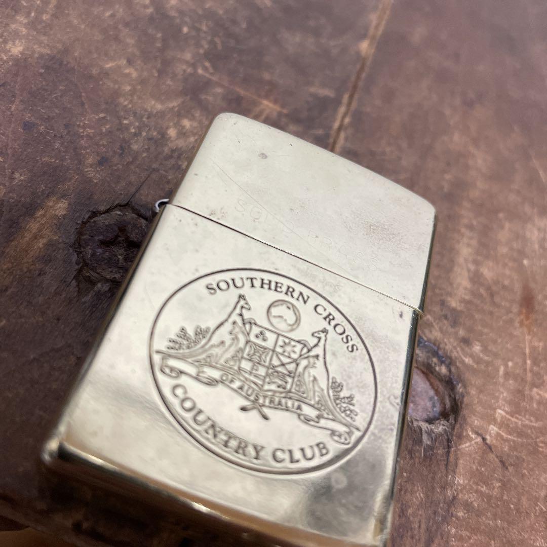 As is for parts ZIPPO lighter SOLID BRASS 1994