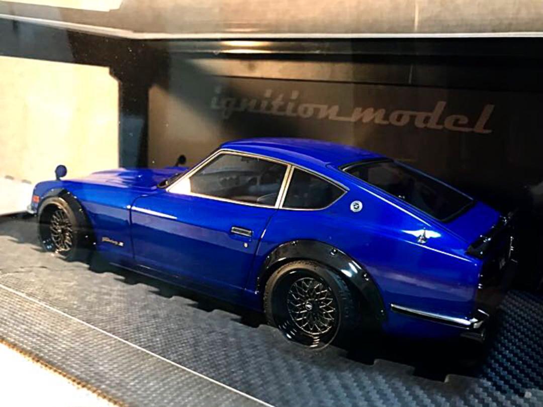 Ignition Model 1/18 Fairlady Z (S30) Blue Star Road