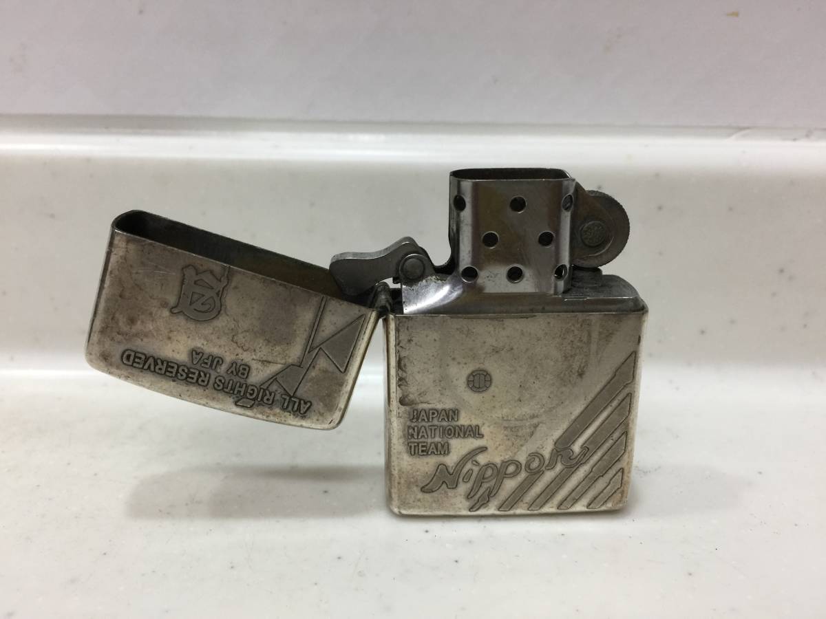As is For Parts Zippo  JAPAN NATIONAL TEAM NIPPON JFA 1994 year