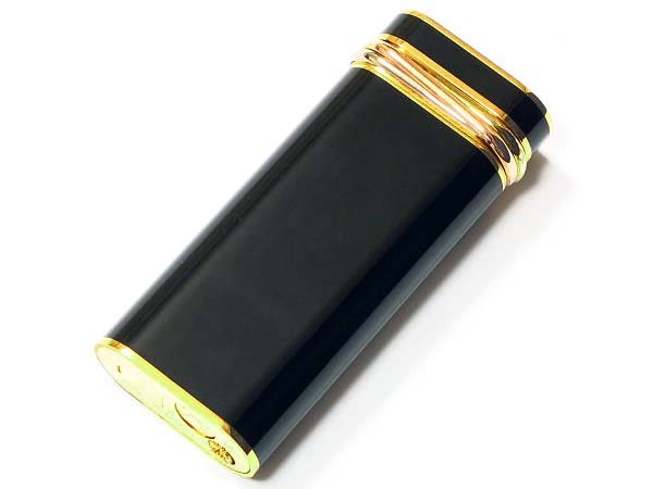 As is For Parts Cartier Trinity PLAQUE OR G Swiss made gas lighter black