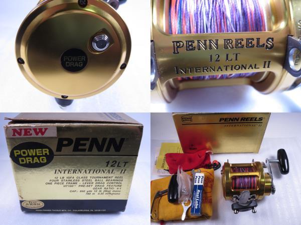 As is For Parts PENN REELS 12LT INTERNATIONAL Ⅱ lever drag reel bait reelJigging