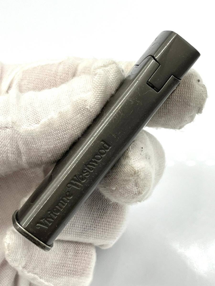 As is For Parts Vivienne Westwood oil lighter dot pattern gray