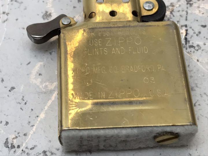 Zippo Lighter Pure Gold Foil w/box Made in USA