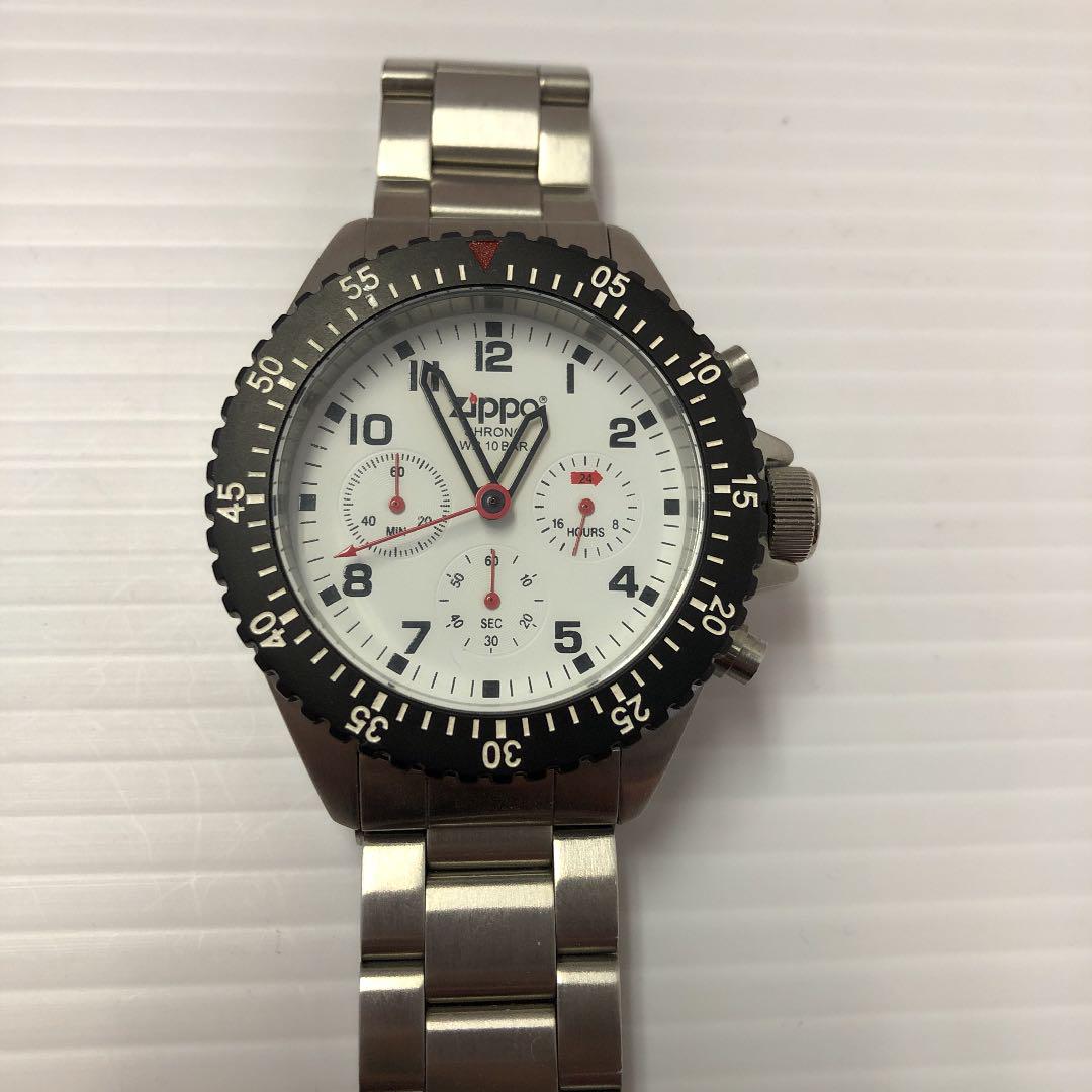 As is For Parts zippo chronograph watch brand new collection white