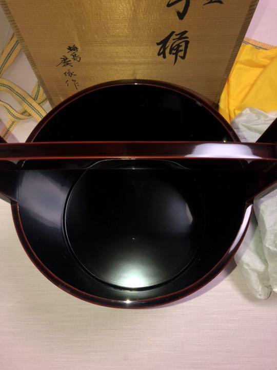 Wajima lacquerware, Keitsuka's Teoke water jar, tea utensils, Tamenuri