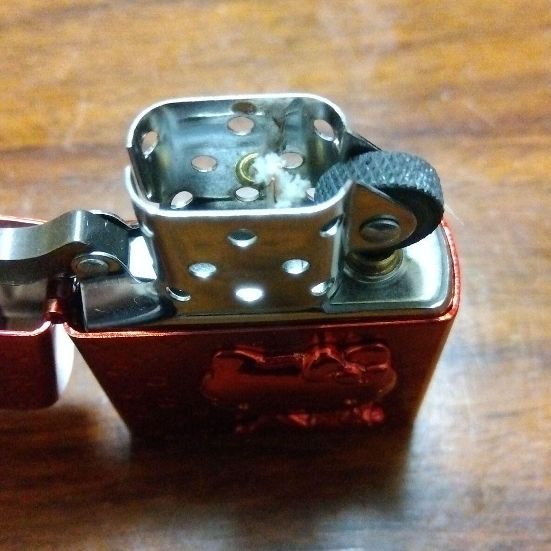 As is for parts Zippo lighter Hello Kitty 3D design red with case