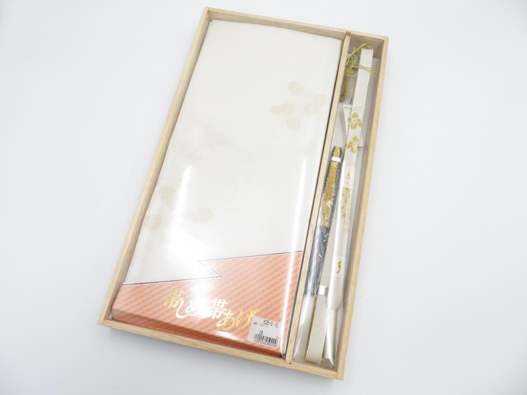 obi tightening fan Kamebo 4-piece set pure silk kimono Japanese obi