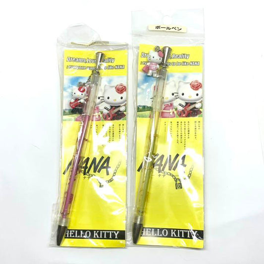 Lot 2 Sanrio Hello Kitty ballpoint pen NANA collaboration Mika Nakashima