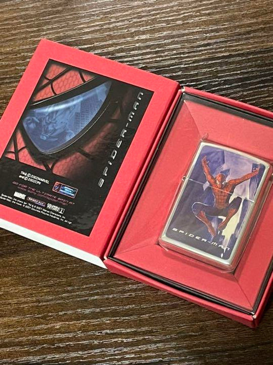 As is For Parts zippo Spider-Man Limited Edition Double Sided Rare Model Made in