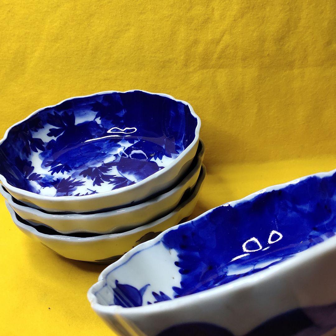 Old Imari ware dyed Namasu plate hand-painted