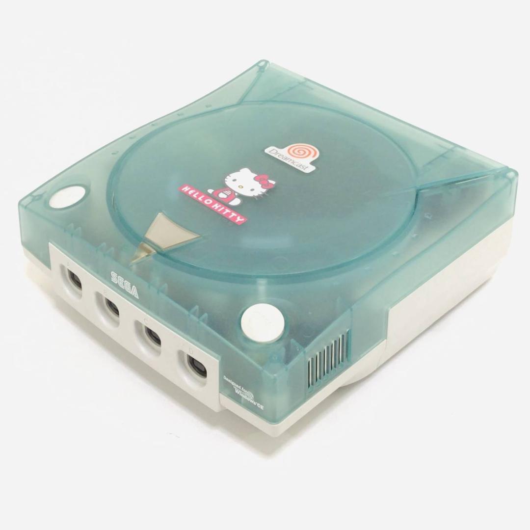 Hello Kitty DC Set Skeleton Blue Dreamcast