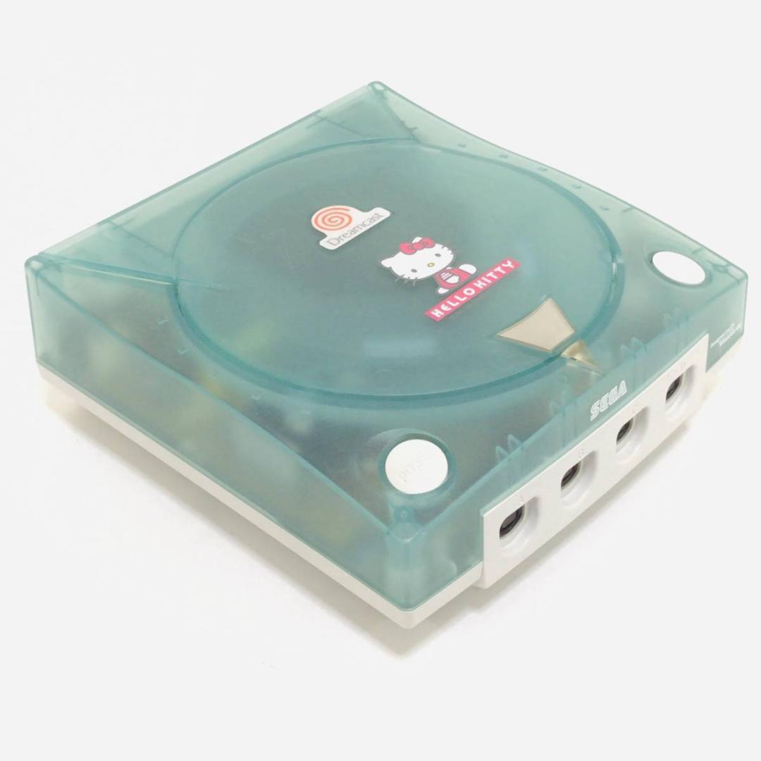 Hello Kitty DC Set Skeleton Blue Dreamcast