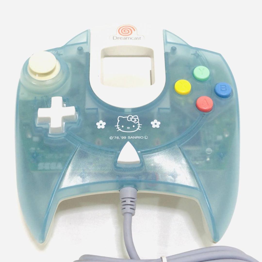 Hello Kitty DC Set Skeleton Blue Dreamcast
