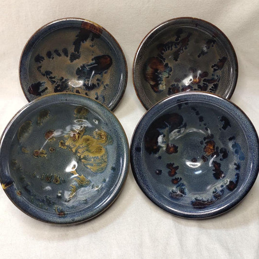 Tea utensils Tenmoku tea bowl 4 customers Former family storehouse