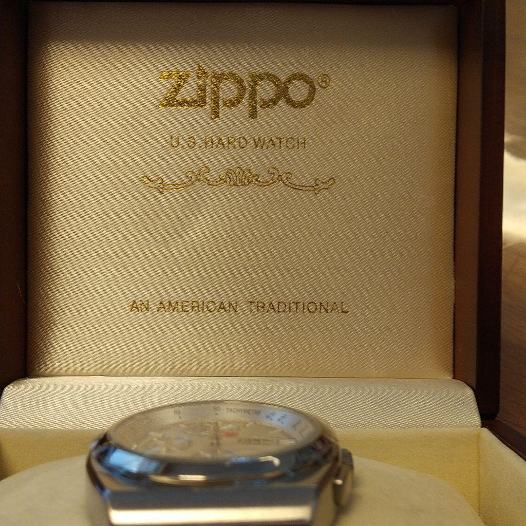 As is For Parts ZIPPO QUARTZ WATCH Metal band with box