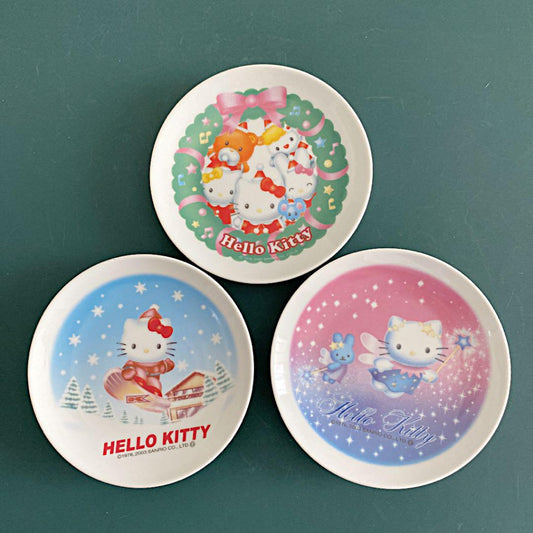 Lot 3 Hello Kitty plate
