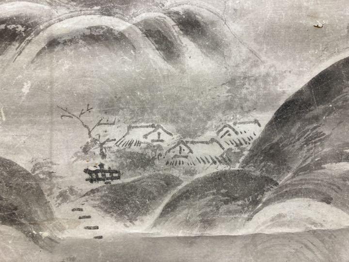 Shanshui hanging scroll JAPAN