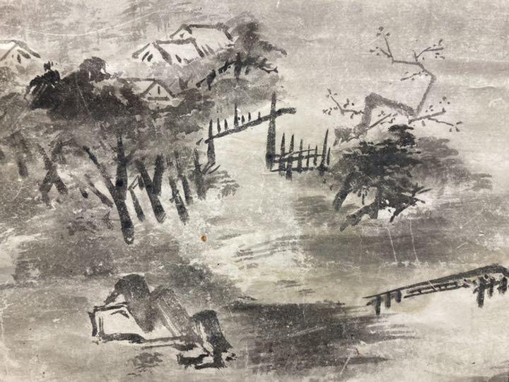 Shanshui hanging scroll JAPAN