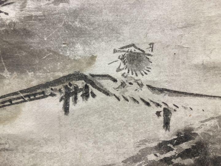 Shanshui hanging scroll JAPAN