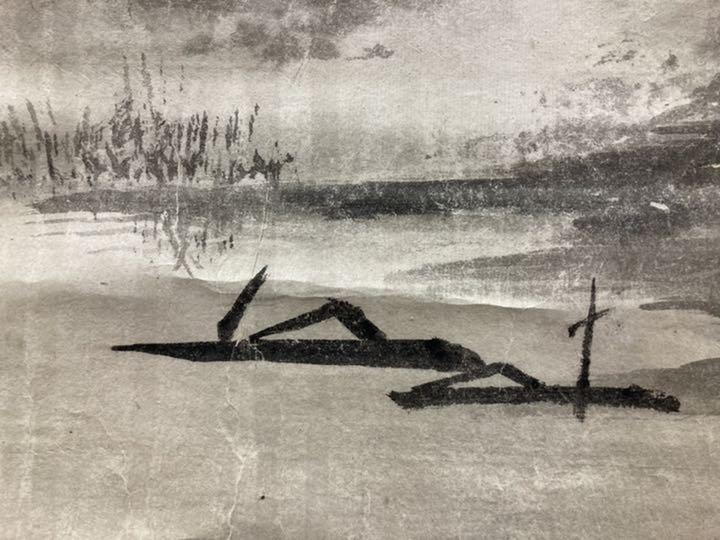 Shanshui hanging scroll JAPAN