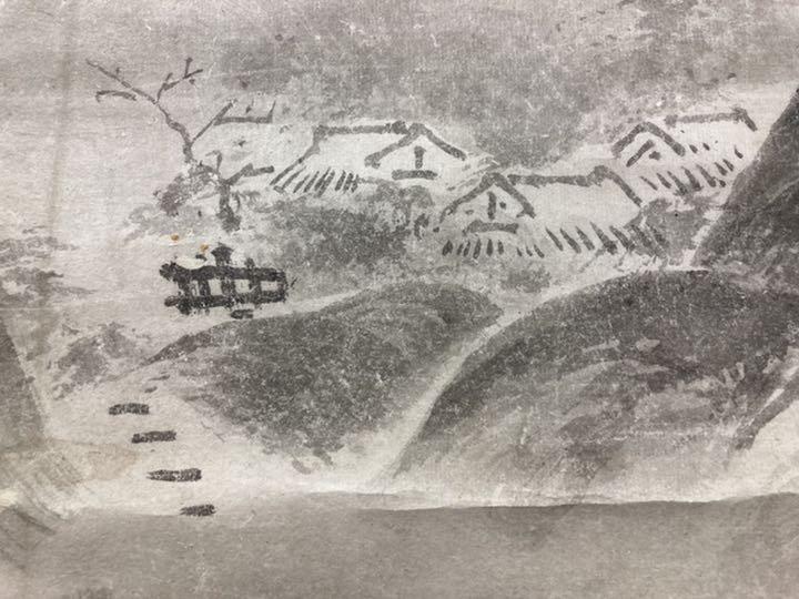 Shanshui hanging scroll JAPAN