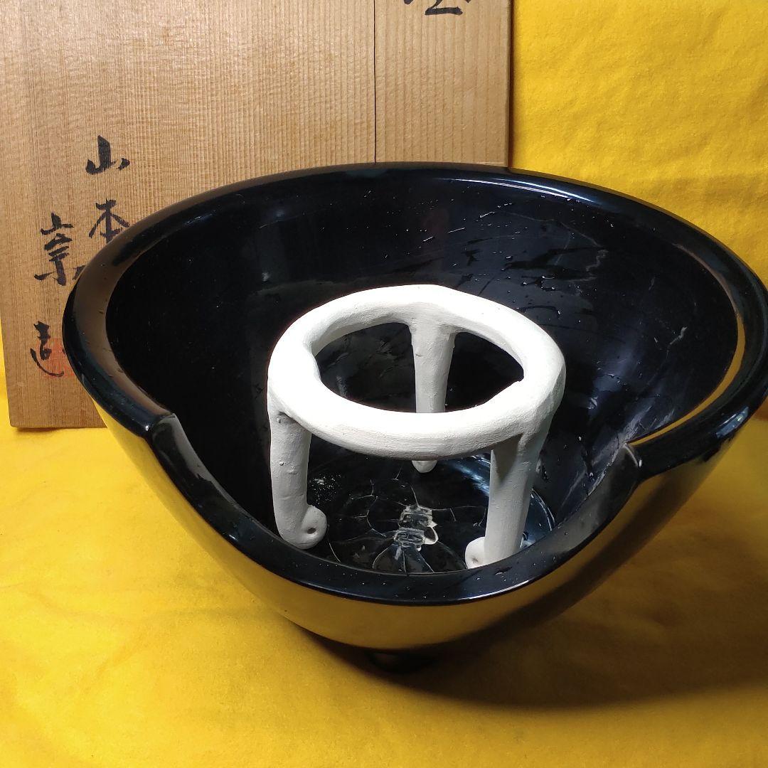 Tea utensils Shinnuri Benibachi by Takaun Yamamoto Co-box