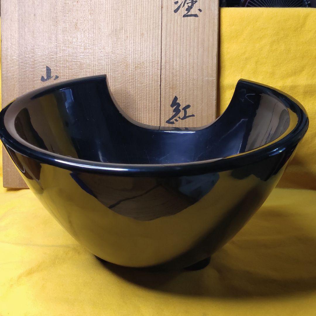 Tea utensils Shinnuri Benibachi by Takaun Yamamoto Co-box