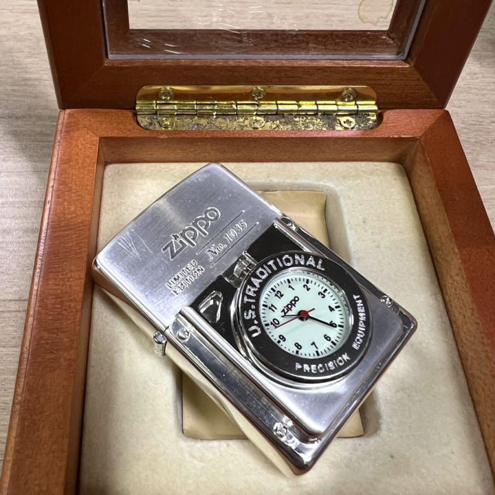 As is For Parts Zippo time light watch oil lighter new unused