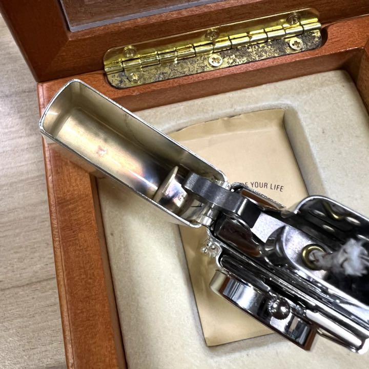 As is For Parts Zippo time light watch oil lighter new unused