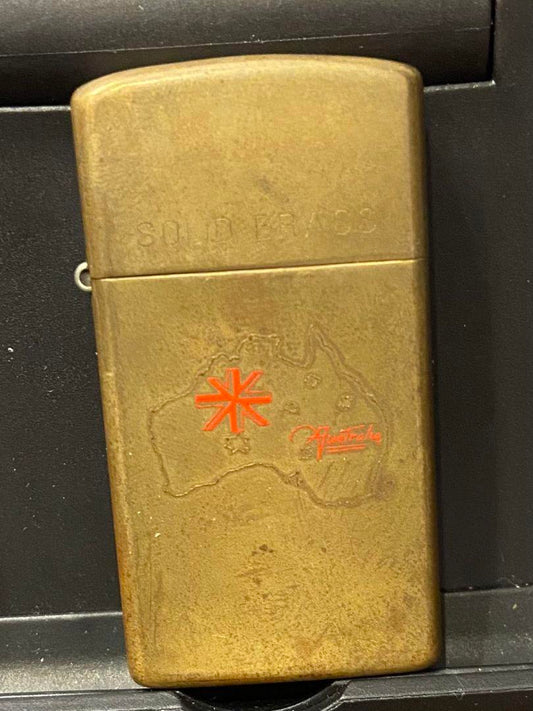 As is for parts ZIPPO Lighter Solid Brass Australia