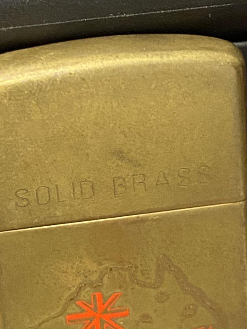 As is for parts ZIPPO Lighter Solid Brass Australia