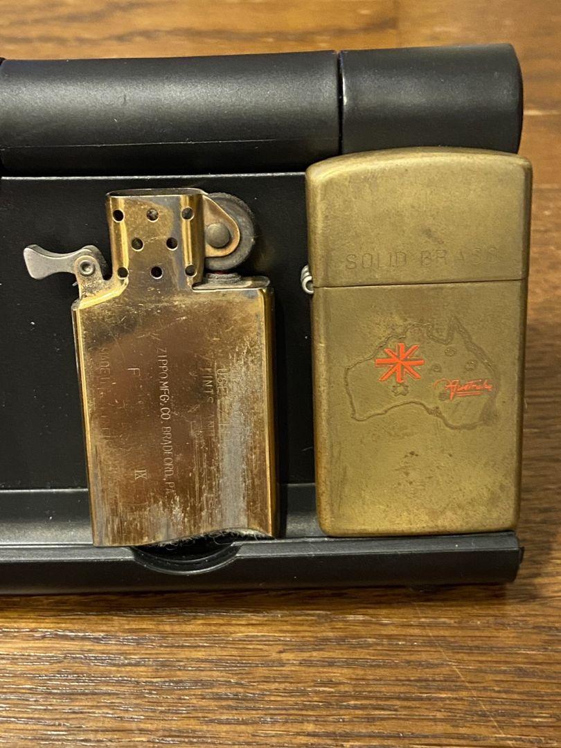 As is for parts ZIPPO Lighter Solid Brass Australia