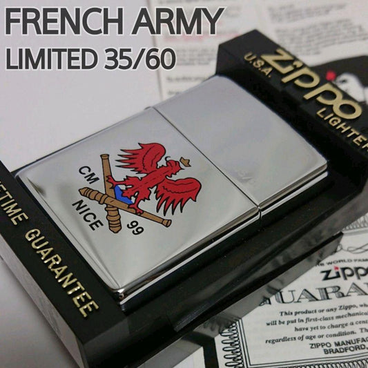 As is for parts ZIPPOライター　ZIPPO ビンテージ フランス軍 紋章 ミリタリージッポ フレンチアーミー