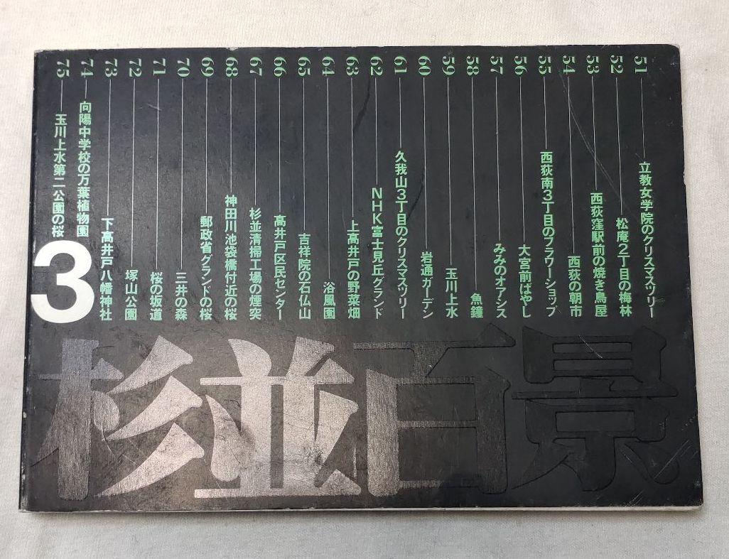 Suginami Hyakukei Postcard 4 books Out of print Collector release