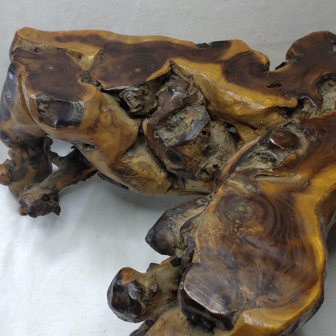 Getting out natural tree lump tree root stand bonsai stand