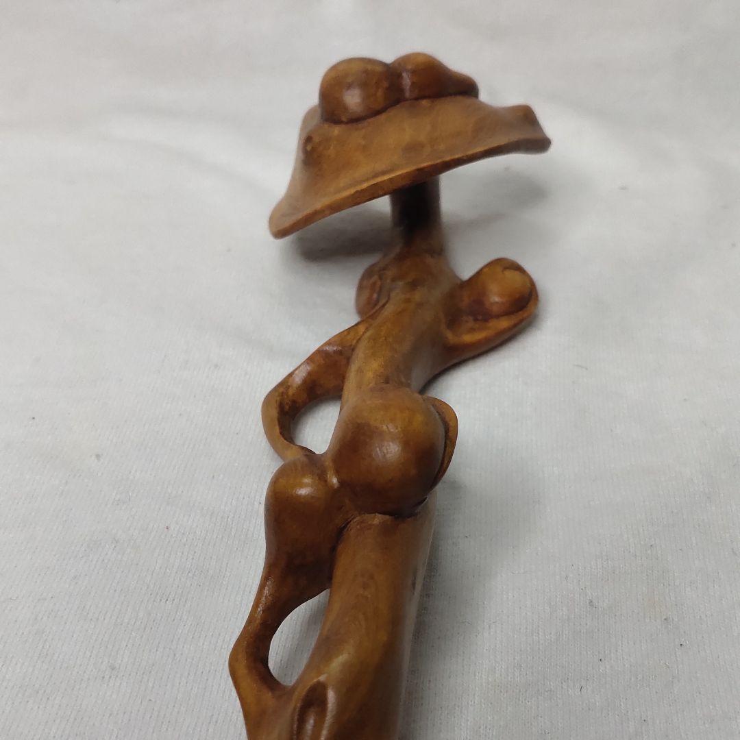 Nyoi stick wood paper box unused item old family collection