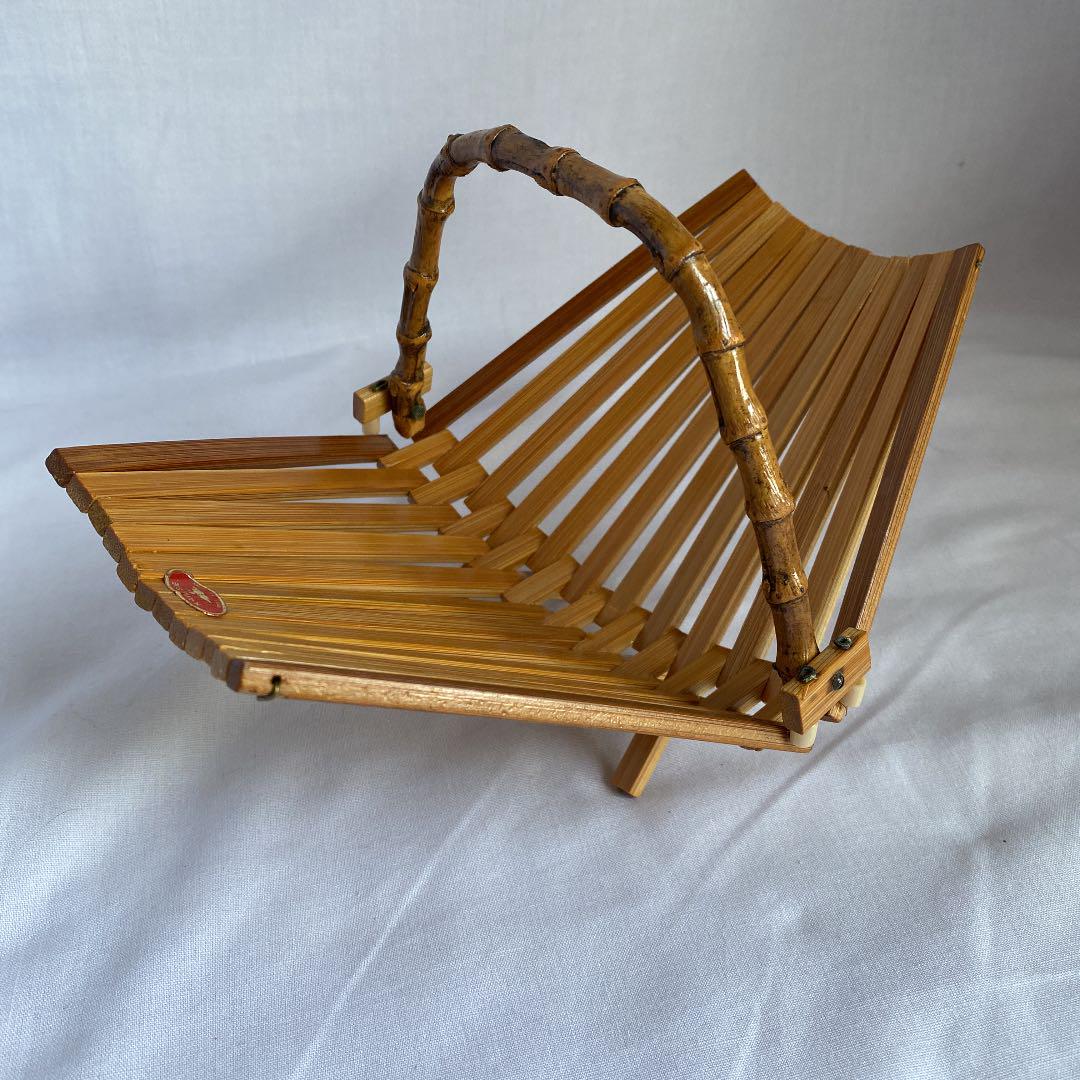 [Price cut] Kagoshima specialty bamboo ware, foldable [new unused]