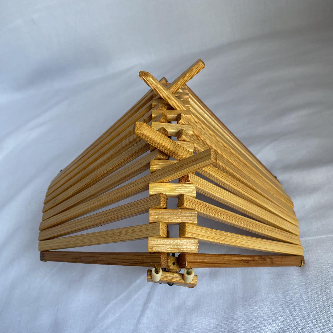[Price cut] Kagoshima specialty bamboo ware, foldable [new unused]