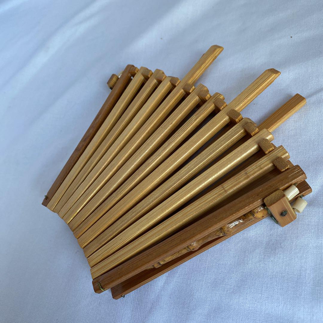[Price cut] Kagoshima specialty bamboo ware, foldable [new unused]