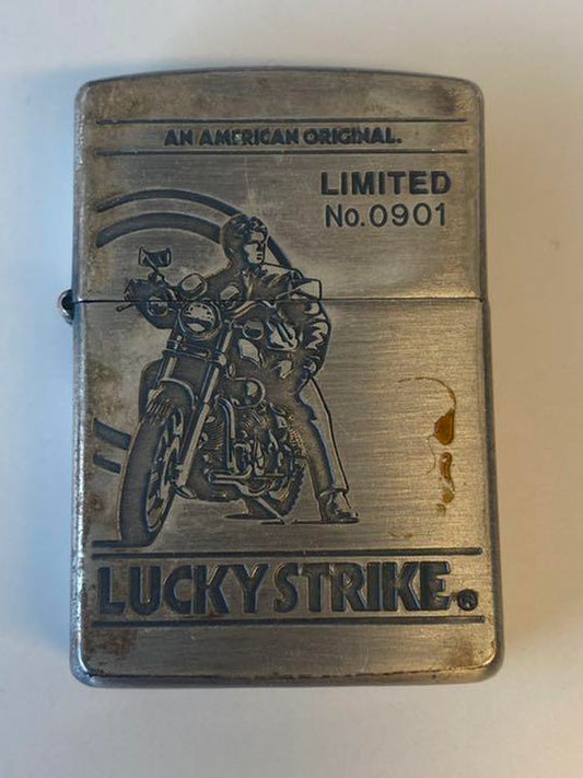 As is For Parts Zippo lucky strik lucky strike made in 1996