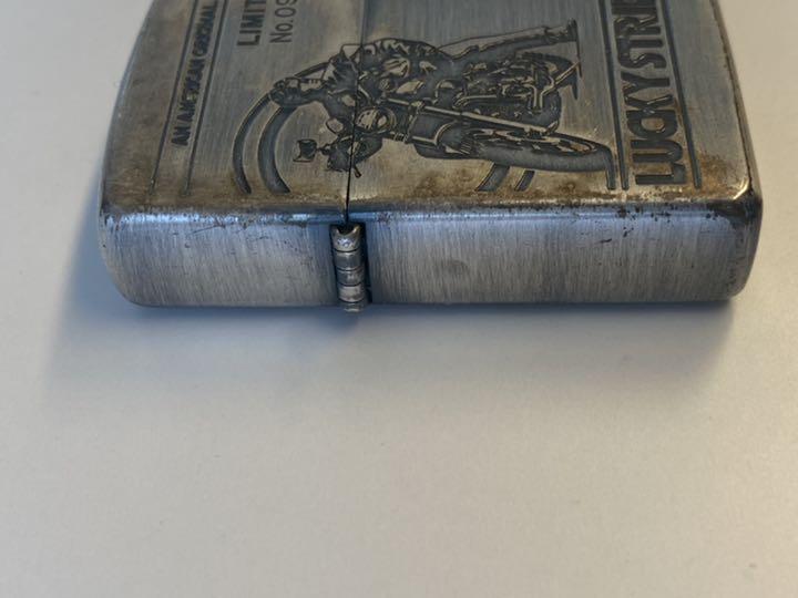 As is For Parts Zippo lucky strik lucky strike made in 1996