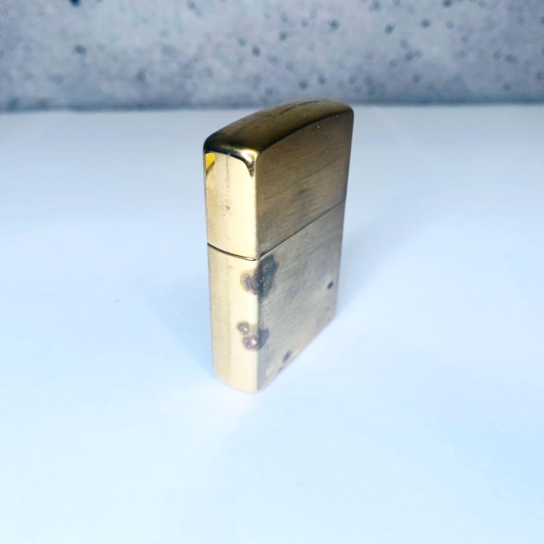 As is for parts Zippo lighter 50th Solid Brass 1932 1982 brass